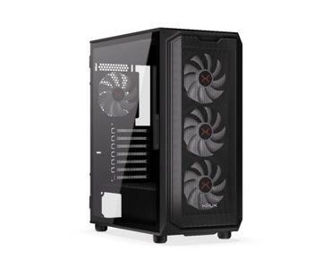 Obudowa PC Krux Orona ARGB Midi Tower szkło hartowane went. 4x120mm KRXD003