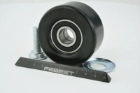 Ролик натягувача ремінь клиновий 0187-2azfe febest Зі Шроту, фото thumb