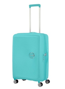Walizka średnia poszerzana American Tourister Soundbox - poolside blue