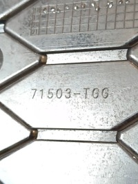 фото thumb №9, Решётка бампера правое зад honda civic x 71503-tgg