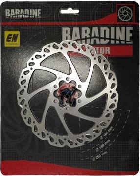 ТОРМОЗНОЙ ДИСК 160ММ + 6 винтов T25 BARADINE DB-01