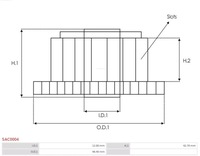 фото thumb №3, Sac0004 komutator стартер as-pl
