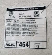 фото thumb №6, Потолок полная светлая jaguar xf260 xf 260 x260