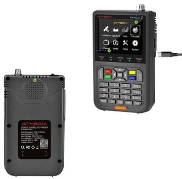ИЗМЕРИТЕЛЬ СПУТНИКОВОГО СИГНАЛА V8 FINDER2 DVB-S2X ЖК-дисплей