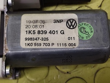 фото thumb №5, Vw jetta v двигунчик скла лівий зад 1k5839401g