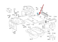 фото thumb №1, Ручка тримач підлоги багажника mercedes c w203 оригінальний номер a2206800214