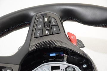 фото thumb №13, Bmw g87 g80 g81 g82 руль m wibracje лепестки с подогревом оригинал карбон