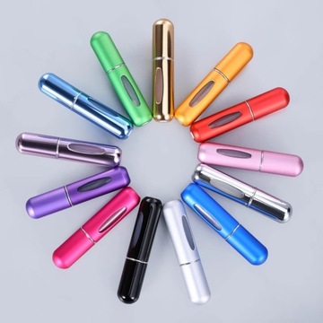 PERFUME ATOMIZER Флакон-дозатор для парфюмерной этикетки 5 мл, матовое серебро