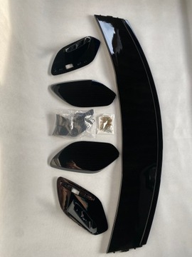 фото thumb №14, Спойлер спойлер козирок mercedes a w177 a35 a45 чорний блиск