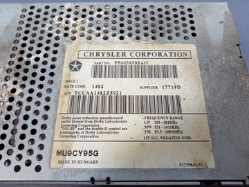фото thumb №6, Voyager caravan iv радіо cd касети oem p56038585ao