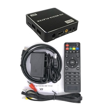 Zewnętrzny odbiornik Box HD 1080P H.265 Full HD 8