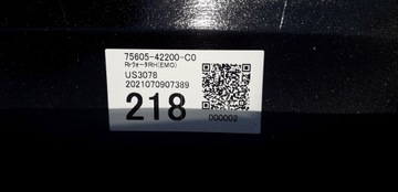фото thumb №5, Планка накладка крыльев правая зад toyota rav4 v 75605-42200