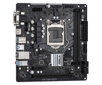 Материнская плата ASRock H470M-HDV Micro ATX