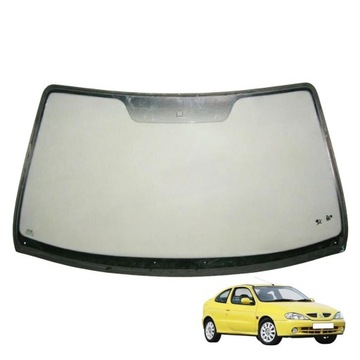 фото thumb №1, Стекло лобовое renault megane купе cabrio 1995-03 зелёная з zielonym ремень