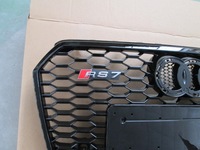 фото thumb №8, Решётка решётка радиатора do audi a7 рестайлинг 4g8 2014-2017 стиль rs7 чёрный quattro