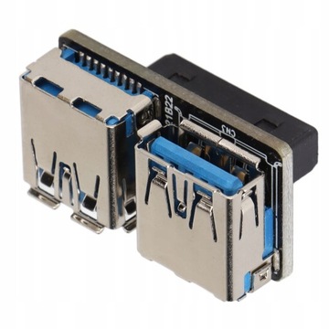 20-контактный адаптер USB-двойной USB3.0 USB3.1