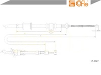 фото thumb №8, Трос h-ca pr mitsubishi carisma 96- beb