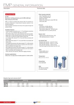 Фильтрующий элемент HP0652A25AN - MP FILTRI