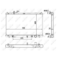 Радиатор воды lexus is 2 07-11 is Доставка, фото thumb