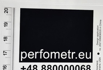 PERFOMETER 1/8моно линейка с шагом зуба 0,05 мм ИЗМЕРЕНИЯ