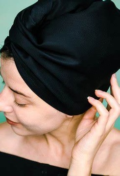 Turban ręcznik do włosów czepek satynowy do suszenia włosów szybkoschnący