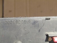 16 mercedes w202 97-00 рестайлинг  пластик решётка заглушка бампер передний перед Оригинал, фото thumb