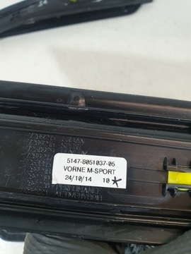 фото thumb №9, Планки накладки пороговые м-пакет 8051037 bmw f30 eur 14r