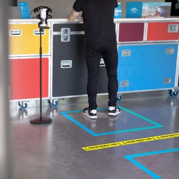 Наклейка Лента с интервалом 2 м 66 метров ПВХ