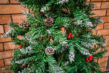 ПОДСТАВКА ИСКУССТВЕННАЯ ЕЛКА 180см с плотными шишками