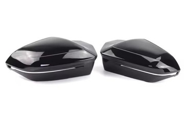 фото thumb №6, Накладки корпуси дзеркал bmw 5 g60 7 i7 g70 m5 чорний блиск m-performance
