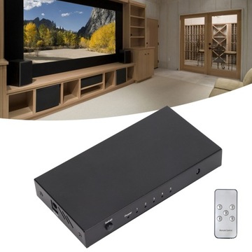 переключатель мультимедийного интерфейса HD 5x1 4kx2k поддержка 3D-пульта дистанционного управления HD Multi