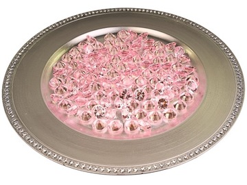 KAMIENIE AKRYLOWE 1,85 cm KRYSZTAŁY RÓŻOWE DIAMENTY OZODBY DECOUPAGE 200g