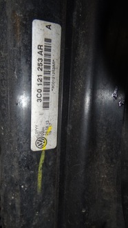 фото thumb №4, Vw passat b7 3aa pas переднее радиатор балка комплект 1.6 2.0 tdi номер m907