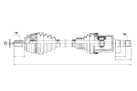 Nty приводной вал приводная volvo v40 1.6t 1.6d t3 t4 d2 12-17 левая atm Цена, фото thumb