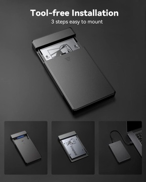 Корпус жесткого диска Meofia USB 3.0–SATA III 2,5 дюйма для твердотельных накопителей SATA