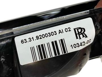 фото thumb №5, Rolls royce ghost рейз dawn лампа rh 63319200303