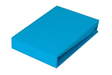 PRZEŚCIERADŁO JERSEY Z GUMKĄ 120x210 NIEBIESKI CIEMNY
