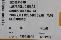 фото thumb №10, Ручка кришки багажника мікровимикач skoda octavia iii 5e5827566b