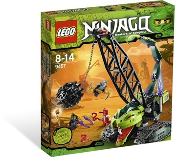 LEGO 9457 Ниндзяго | Разрушительный шар Огненного Клыка | Ллойд Гармадон Фэнгдам Коул