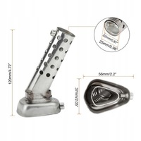 фото thumb №10, 2 szt. труба вихлопна motocykla гасник перегородки