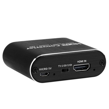 Конвертер адаптера ARC HDMI-HDMI+аудио