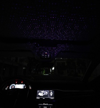 USB светодиодный автомобильный проектор STARS BLUE