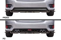 фото thumb №1, Honda civic x sed диффузор накладка бампера задняя