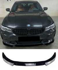 фото thumb №13, Накладка бампера обычного сплиттер чёрный bmw g20 g21 przedlift 2019-2022
