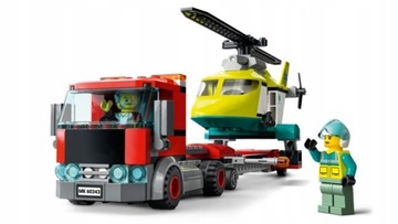 СПАСАТЕЛЬНЫЙ ВЕРТОЛЕТ LEGO CITY TRUCK ДЛЯ ПОМОЩИ ПОПАДАНИЮ