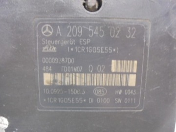 фото thumb №7, Mercedes c w203 00-04 насос abs a0034319412 a2095450232 10,0204-0251,4