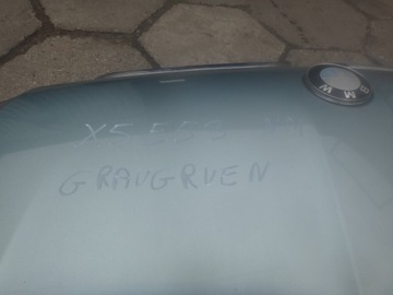 фото thumb №5, Капот кришка двигуна кришка bmw x5 e53 сіро-зелений