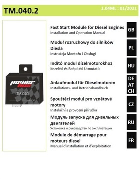 Ułatwiający rozruch DIESEL (AUDI BMW OPEL VW SEAT)