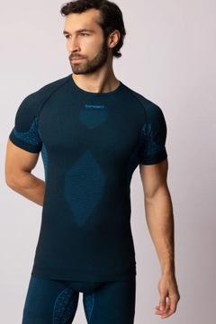 Мужская термофутболка с короткими рукавами Spaio Breeze Black/Blue r.M