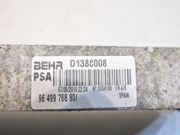 фото thumb №6, Радиаторов интеркулер peugeot 607 2.7 v6 hdi 9649976880 d1388008